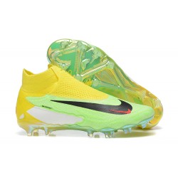Nike Phantom GX Elite FG Green Yellow Women/Men Football Boots