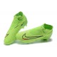 Nike Phantom GX Elite FG Light/Green Black High Football Boots Men