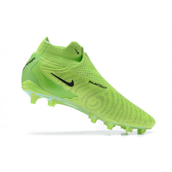 Nike Phantom GX Elite FG Light/Green Black High Football Boots Men