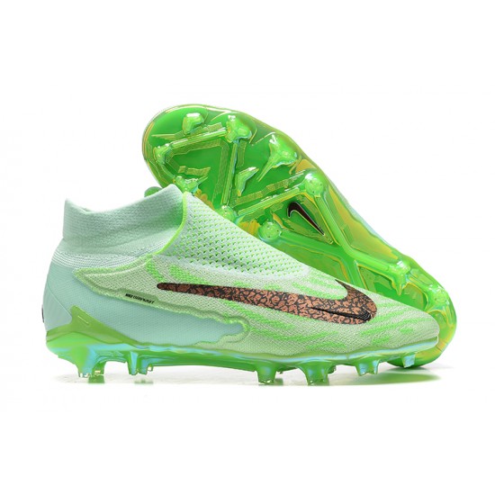 Nike Phantom GX Elite FG Light/Green High Football Boots Men