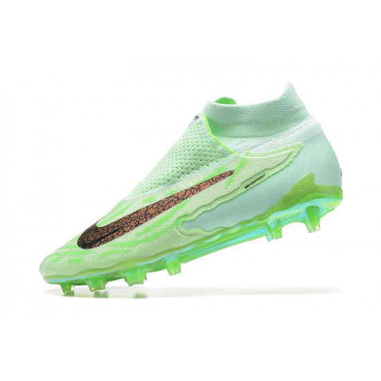 Nike Phantom GX Elite FG Light/Green High Football Boots Men Nike Phantom GX Elite FG Light/Green High Football Boots Men