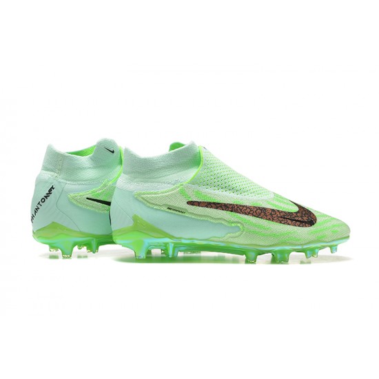 Nike Phantom GX Elite FG Light/Green High Football Boots Men Nike Phantom GX Elite FG Light/Green High Football Boots Men