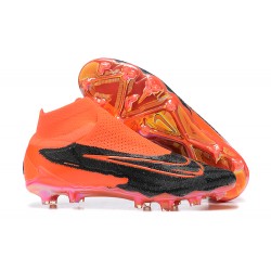 Nike Phantom GX Elite FG Light/Orange Black High Football Boots Men