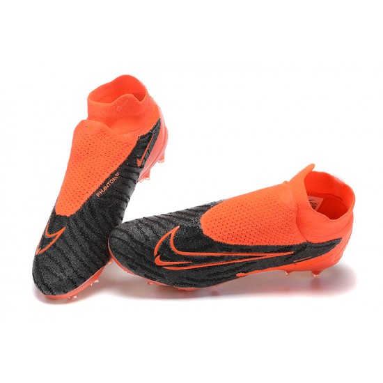 Nike Phantom GX Elite FG Light/Orange Black High Football Boots Men