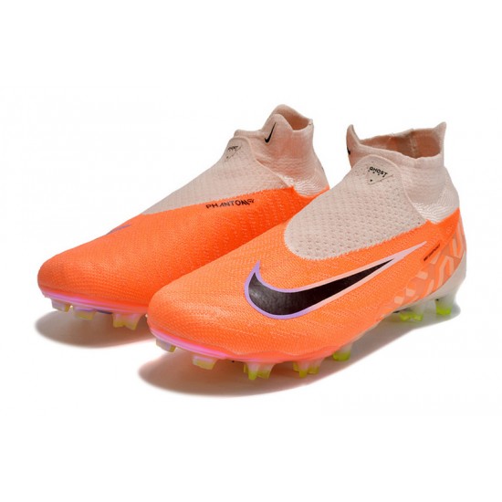 Nike Phantom GX Elite FG Orange White Women/Men Football Boots