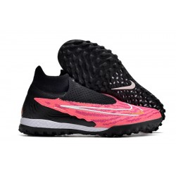 Nike Phantom GX Elite TF Black Pink Women/Men Football Boots