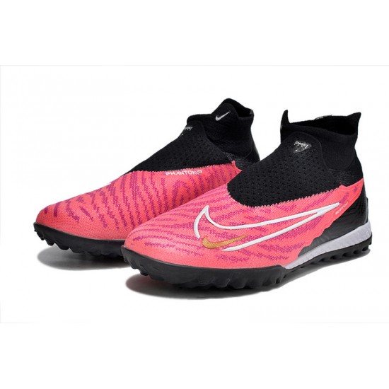 Nike Phantom GX Elite TF Black Pink Women/Men Football Boots