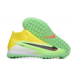 Nike Phantom GX Elite TF High Green Yellow Women/Men Football Boots