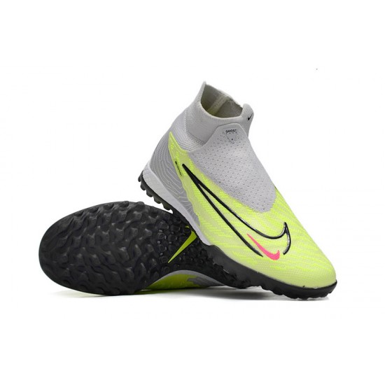 Nike Phantom GX Elite TF White Green Women/Men Football Boots Nike Phantom GX Elite TF White Green Women/Men Football Boots
