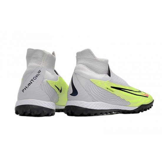 Nike Phantom GX Elite TF White Green Women/Men Football Boots Nike Phantom GX Elite TF White Green Women/Men Football Boots