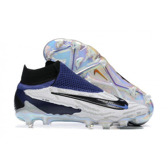 Nike Phantom Gx Elite FG Blue White High Football Boots Men