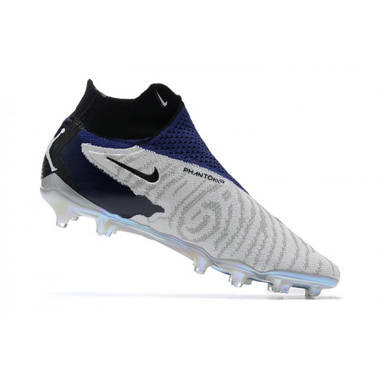 Nike Phantom Gx Elite FG Blue White High Football Boots Men