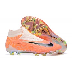 Nike Phantom Gx Elite FG Orange Black High Football Boots Men