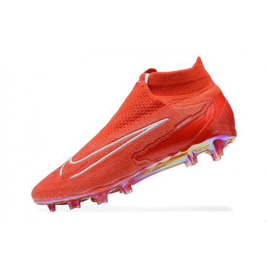 Nike Phantom Gx Elite FG Red High Football Boots Men