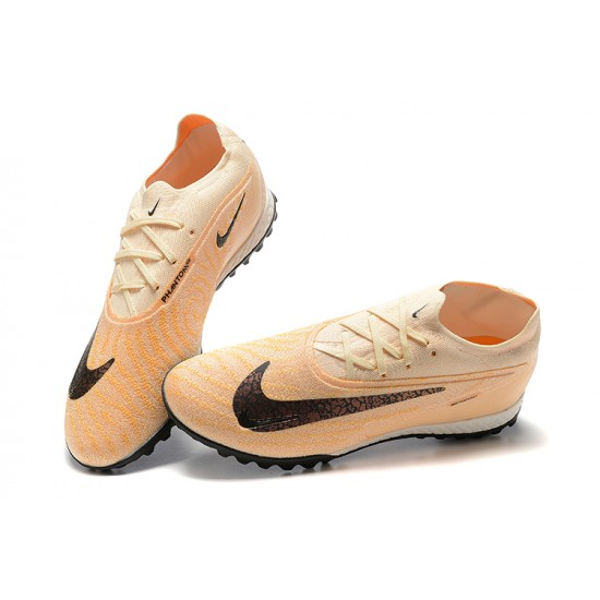 Nike Phantom GX Elite DF Link TF Black Light/Orange Low Football Boots Men