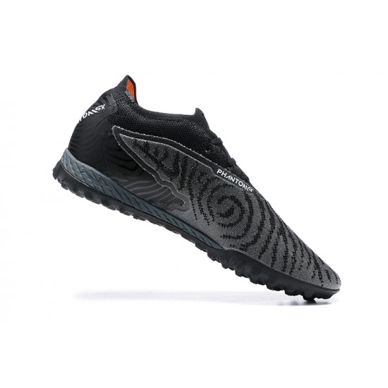 Nike Phantom GX Elite DF Link TF Black Orange Low Football Boots Men