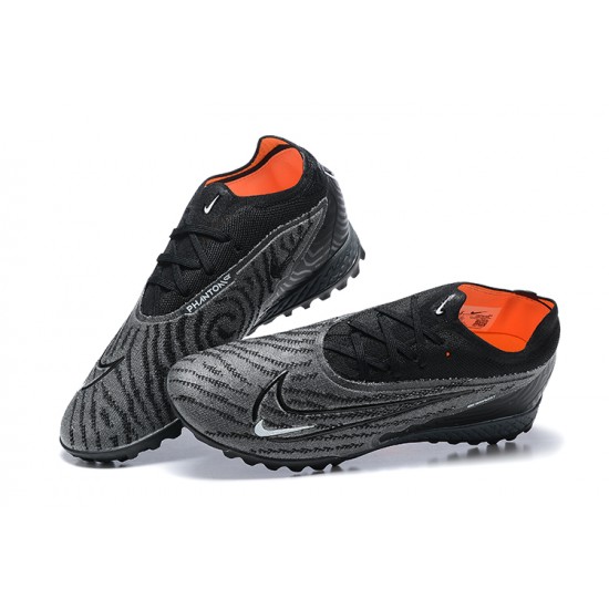 Nike Phantom GX Elite DF Link TF Black Orange Low Football Boots Men