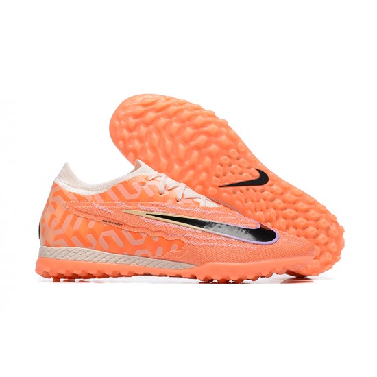 Nike Phantom GX Elite DF Link TF Fuchsia Orange Low Football Boots Men