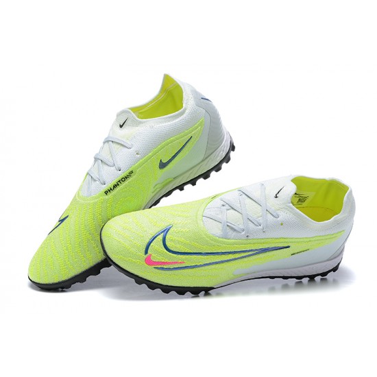 Nike Phantom GX Elite DF Link TF Gray Blue Pink Green Low Football Boots Men