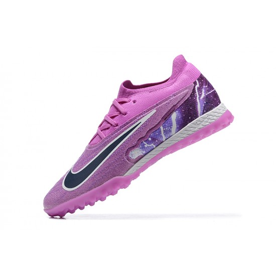 Nike Phantom GX Elite DF Link TF LightPueple Purple Low Football Boots Men
