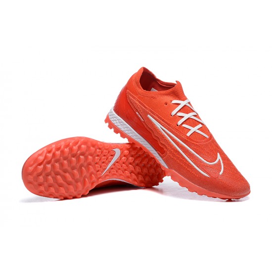 Nike Phantom GX Elite DF Link TF Orange White Low Football Boots Men