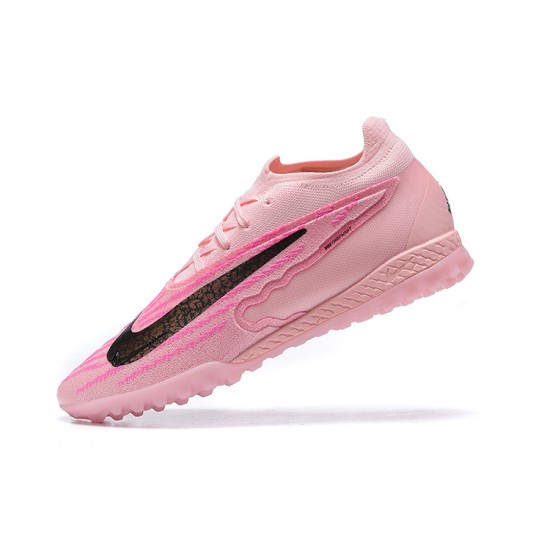 Nike Phantom GX Elite DF Link TF Pink Black Low Football Boots Men