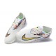 Nike Phantom GX Elite DF Link TF White Black Gold Low Football Boots Men