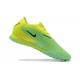 Nike Phantom GX Elite DF Link TF Yellow Green Black Low Football Boots Men