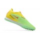 Nike Phantom GX Elite DF Link TF Yellow Green White Low Football Boots Men