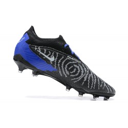 Nike Phantom GX Elite FG Black Blue Low Football Boots Men