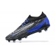 Nike Phantom GX Elite FG Black Blue Low Football Boots Men