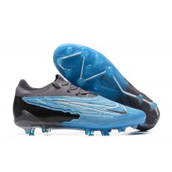 Nike Phantom GX Elite FG Black Blue White Low Football Boots Men