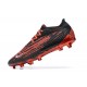 Nike Phantom GX Elite FG Black Deepwine Low Football Boots Men