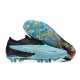 Nike Phantom GX Elite FG Black Light/Blue Low Football Boots Men