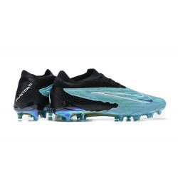 Nike Phantom GX Elite FG Black Light/Blue Low Football Boots Men