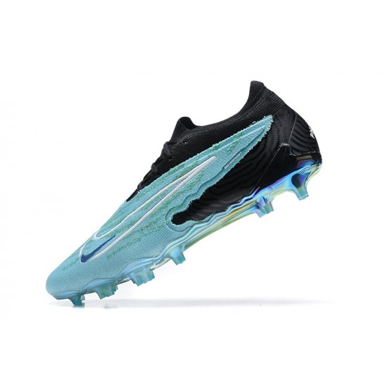 Nike Phantom GX Elite FG Black Light/Blue Low Football Boots Men