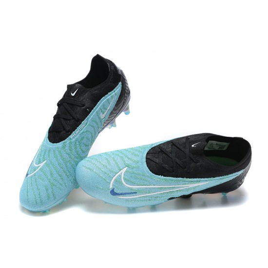 Nike Phantom GX Elite FG Black Light/Blue Low Football Boots Men