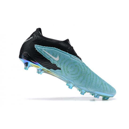 Nike Phantom GX Elite FG Black Light/Blue Low Football Boots Men