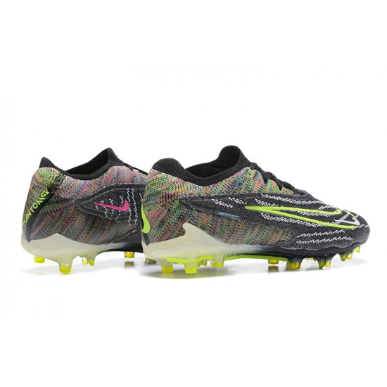 Nike Phantom GX Elite FG Black Mixtz Green Low Football Boots Men