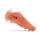 Nike Phantom GX Elite FG Black Pink Orange Low Football Boots Men