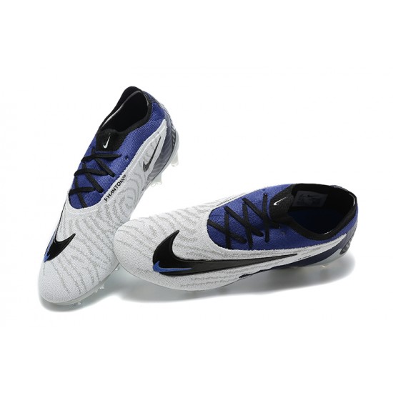 Nike Phantom GX Elite FG Blue White Purple Low Football Boots Men