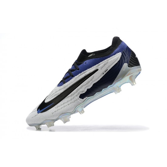 Nike Phantom GX Elite FG Blue White Purple Low Football Boots Men