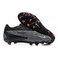 Nike Phantom GX Elite FG Gray Black Orange Low Football Boots Men