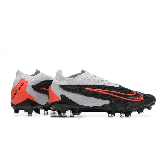 Nike Phantom GX Elite FG Gray Orange Black Low Football Boots Men