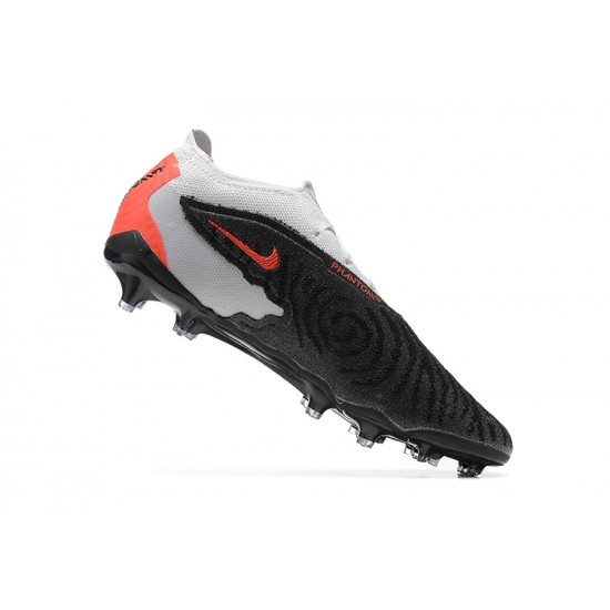 Nike Phantom GX Elite FG Gray Orange Black Low Football Boots Men