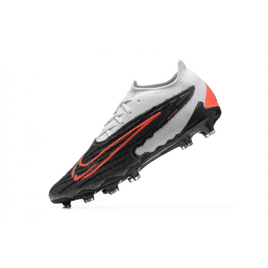 Nike Phantom GX Elite FG Gray Orange Black Low Football Boots Men