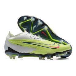 Nike Phantom GX Elite FG Green White Gray Low Football Boots Men