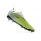 Nike Phantom GX Elite FG Green White Gray Low Football Boots Men