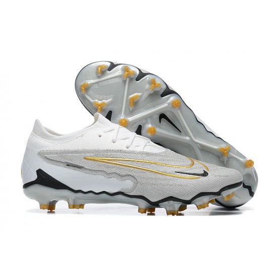 Nike Phantom GX Elite FG Grey White Women/Men Football Boots Nike Phantom GX Elite FG Grey White Women/Men Football Boots