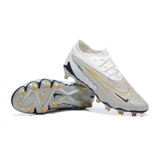 Nike Phantom GX Elite FG Grey White Women/Men Football Boots Nike Phantom GX Elite FG Grey White Women/Men Football Boots